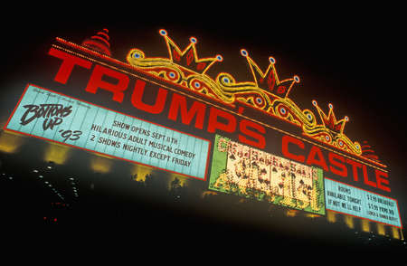 Trump's Castle Casino on boardwalk in Atlantic City, NJ
