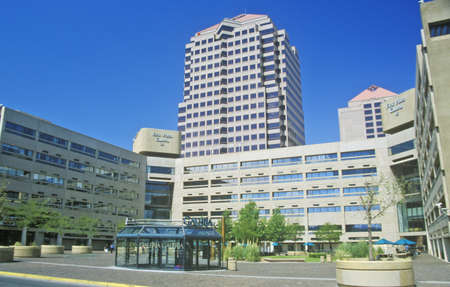 City center of downtown Albuquerque, NMのeditorial素材