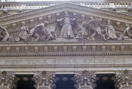 New York Stock Exchange, Wall Street, New York City, NYのeditorial素材