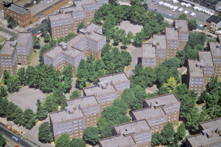 Aerial view of Queens, NYのeditorial素材