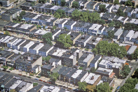 Aerial view of Queens, NYのeditorial素材