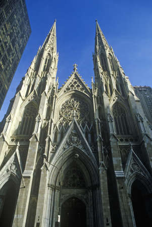 St Patrick's Cathedral, New York City, NYのeditorial素材