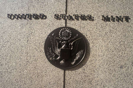 Exterior of United States Mint, Philadelphia, PAのeditorial素材