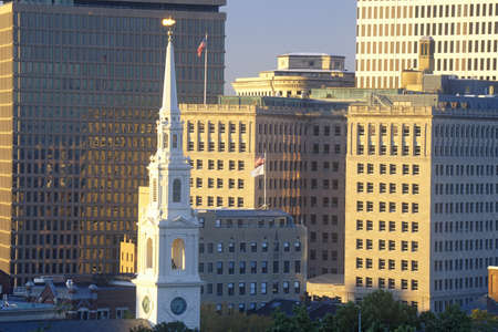 Skyline of Providence, RIのeditorial素材