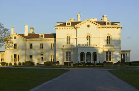 Mrs. Astor's Beechwood mansion at Bellevue Avenue in Newport, Rhode Islandのeditorial素材