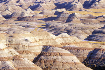 Badlands National Park at sunset, South Dakotaのeditorial素材