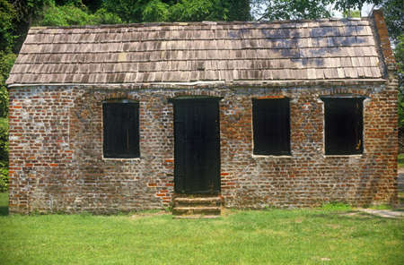 Slave's quarters on the Boone Hall Plantation, Charleston, SCのeditorial素材