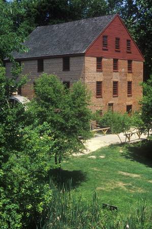 Colvin Run Grist Mill, Fairfax, VAのeditorial素材