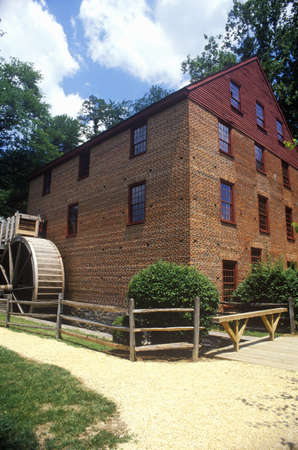 Colvin Run Grist Mill, Fairfax, VAのeditorial素材