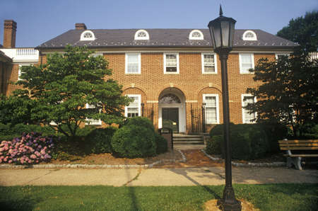 Red brick courthouse in Fairfax County, VAのeditorial素材