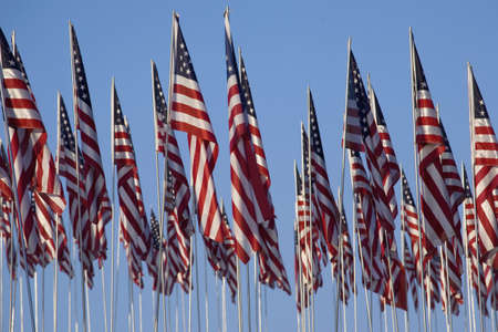 3000 Flags, September 11, 2009, Malibu CAのeditorial素材