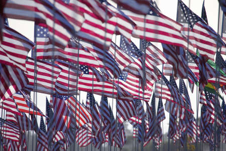3000 Flags, September 11, 2009, Malibu CAのeditorial素材