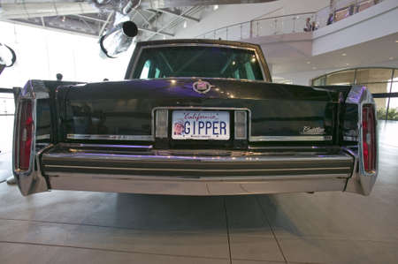 Presidential motorcade on display at the Ronald Reagan Presidential Library and Museum, Simi Valley,...