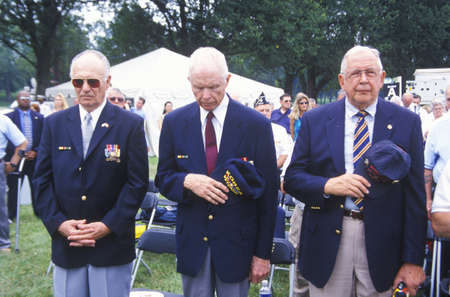 Veterans of Korean War Saluting, Korean War 50th Anniversary, Washington, D.C.