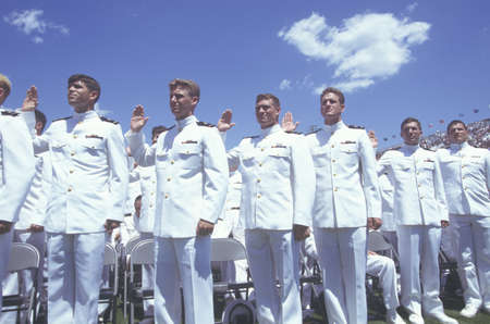 United States Naval Academy Graduation Ceremony, May 26, 1999, Annapolis, Marylandのeditorial素材