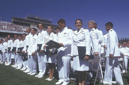 United States Naval Academy Graduation Ceremony, May 26, 1999, Annapolis, Marylandのeditorial素材