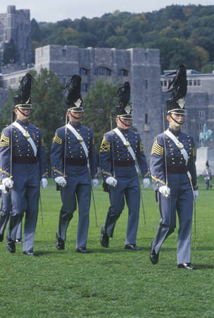 Homecoming Parade, West Point Military Academy, West Point, New Yorkのeditorial素材