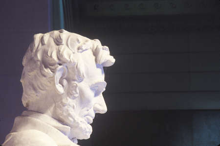 Profile of Lincoln Memorial, Washington, DCのeditorial素材