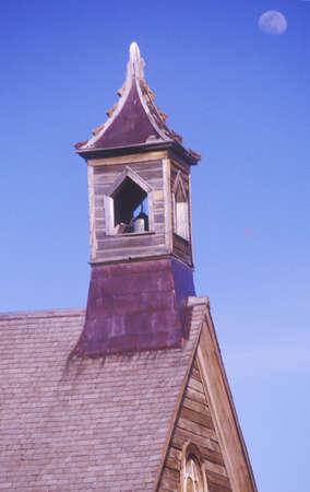 Church steeple in Bodie, California, Ghost townのeditorial素材