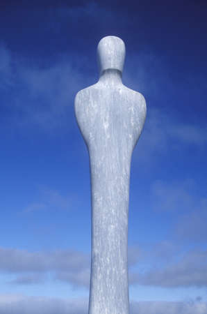 A sculpture at dawn in Big Sur Californiaのeditorial素材