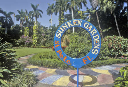 Sunken Gardens, Florida's foremost botanical gardens, St. Petersburg, Floridaのeditorial素材