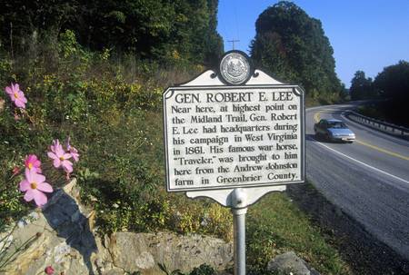 General Robert E. Lee headquarters on Scenic Highway US Route 60, WVのeditorial素材