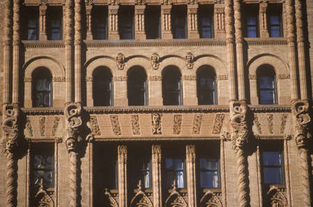 Ornamental windows, Wall  Street, NY City, NYのeditorial素材