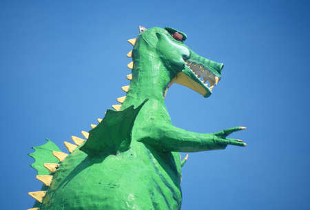 Dinosaur roadside attraction, Pigeon Fork, TNのeditorial素材
