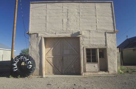 A Small-town tire store, Magdalena, NMのeditorial素材