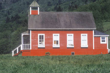 Little Red Schoolhouse, Northern CAのeditorial素材