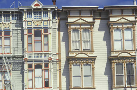 Victorian houses in San Francisco's Mission District