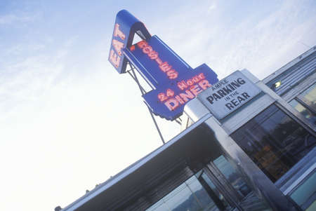 Always open retro style diner, Groton, CT