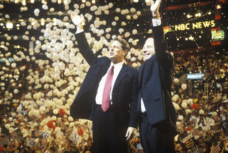 Former Vice President Al Gore and Senator Joe Lieberman's acceptance speech at the 2000 Democratic...