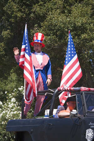 Annual 4th of July Parade in Ojai, Californiaのeditorial素材