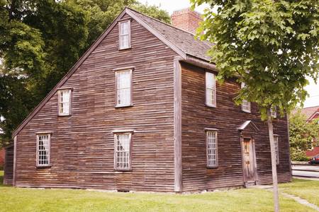 Birthplace of John Adams, the 2nd President and Revolutionary War hero, Adams National Historical Park, Braintree, Quincy, Ma., USAのeditorial素材