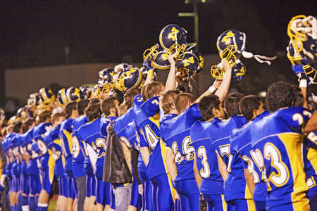 High school football Ojai Nordhoff Rangers Football team defeat Verbum Dei Eagles 21-0 on November...