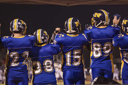 High school football Ojai Nordhoff Rangers Football team defeat Verbum Dei Eagles 21-0 on November...