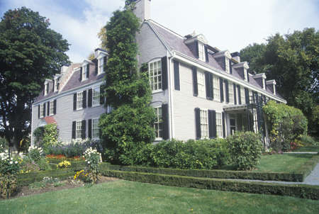 John Adams National Historic site, home of John Adams, Braintree, Massachusettsのeditorial素材