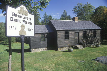 Birthplace of Daniel Webster in New Hampshireのeditorial素材