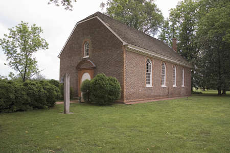 Westover Parish, an English Episcopal Church, in Charles City County, Virginia established in close proximity to the original settlement at Jamestown in 1613. About 1730 the construction of the present Westover Church was completed. Over centuries, farmerのeditorial素材