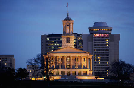 Tennessee State Capitol in Nashville, TNのeditorial素材