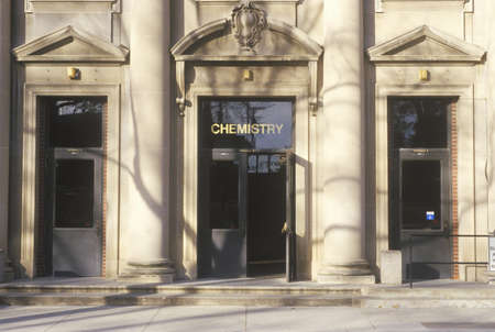 The exterior of the chemistry lab at the University of IA, IAのeditorial素材