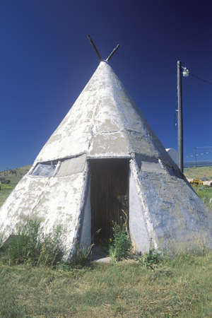 Cement Tipi, NV City, MTのeditorial素材