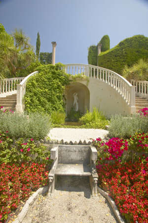 The Gardens and Villa Ephrussi de Rothschild, Saint Jean Cap Ferrat, Franceのeditorial素材