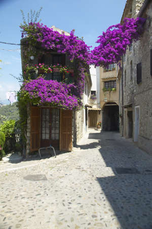 Town of Haut de Cagnes, Franceのeditorial素材