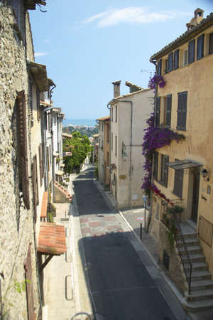 Town of Haut de Cagnes, Franceのeditorial素材