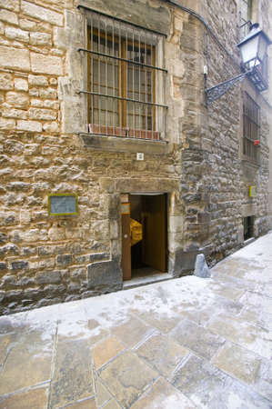 Sinagoga Mayor de Barcelona, The Main Synagogue, one of the oldest synagogue's in Europe, 13th Century, Spainのeditorial素材