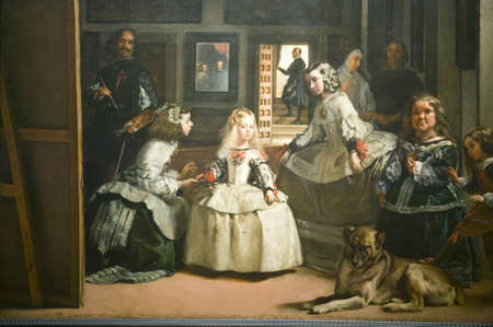 Las Meninas by Velazquez as shown in the Museum de Prado, Prado Museum, Madrid, Spainのeditorial素材