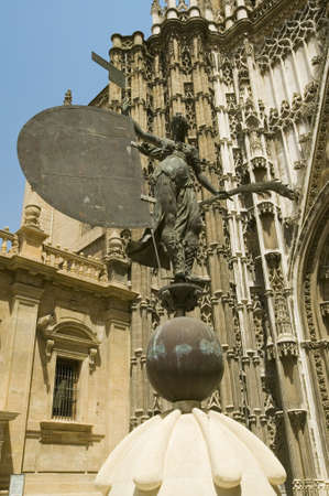Exterior view of the Sevilla Cathedral, Southern Spainのeditorial素材