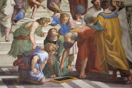 The Vatican Museums, Musei Vaticani, are the public art and sculpture museums in the Vatican City, which display works from the extensive collection of the Roman Catholic Church. Pope Julius II founded the museums in the 16th century, Rome, Italy, Europeのeditorial素材